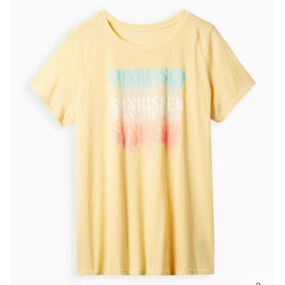 TORRID EVERYDAY TEE - SIGNATURE JERSEY SUNKISSED HEATHER
YELLOW - Picture 5 of 7